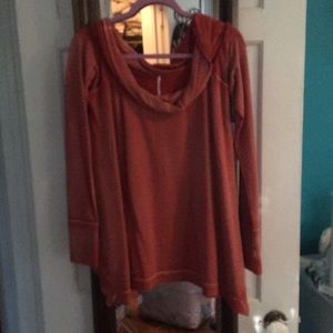 NWT Free People Off the Shoulder Top. Size L